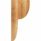 Ekena Millwork Crestline Rough Sawn Corbel, Western Red Cedar, 6"W x 10"D x 22"H COR06X10X22CRE00RWR - alternate 3